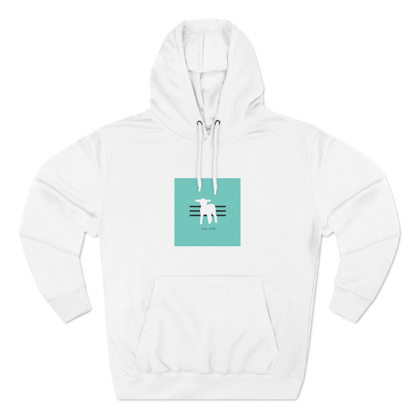 Three-Panel Fleece Hoodie